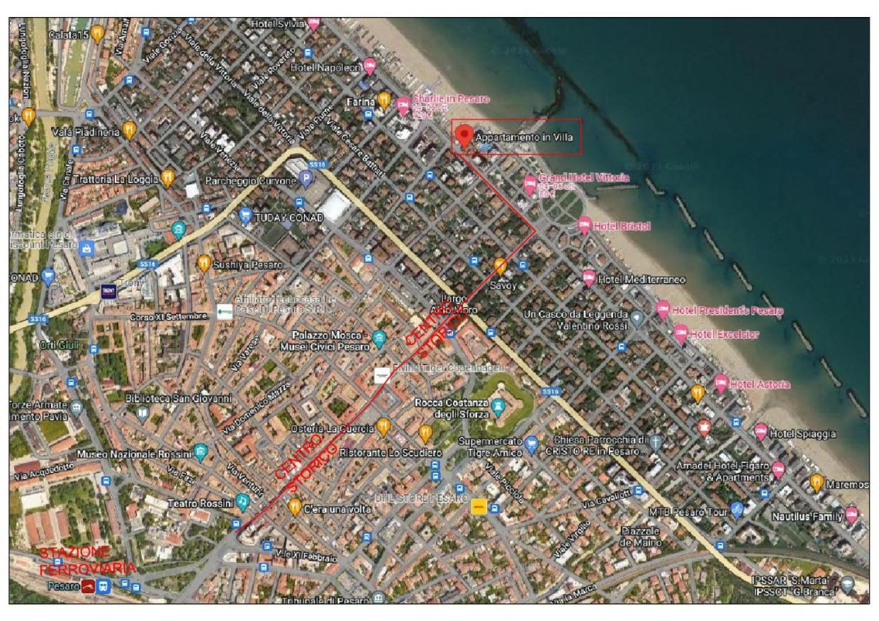 Appartamento In Villa Pesaro Exteriör bild